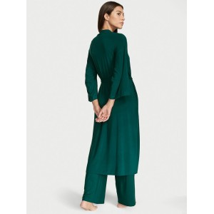 Пижама Modal 3-Piece PJ Set Deepest Green