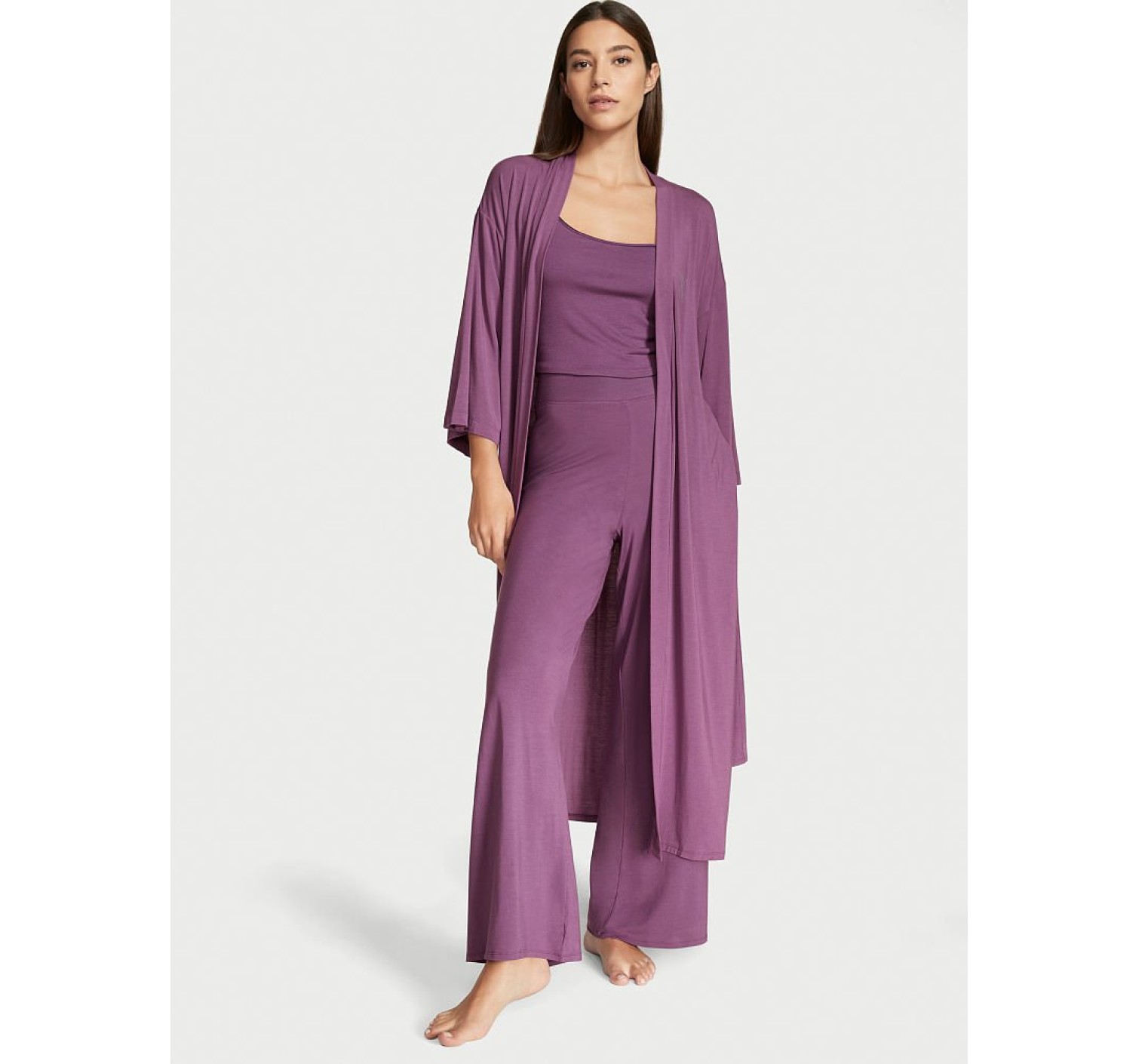 Пижама Modal 3-Piece PJ Set Mulberry Purple