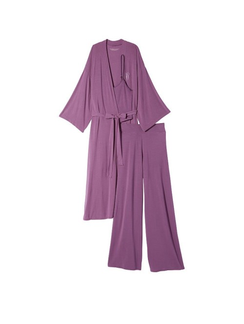 Піжама Modal 3-Piece PJ Set Mulberry Purple