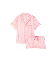 Атласная пижама Satin Short Pj set Blossom Stripe