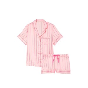 Атласная пижама Satin Short Pj set Blossom Stripe