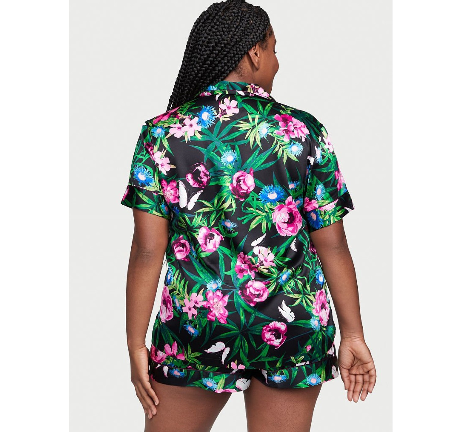 Сатиновая пижама Satin Short Pj set Moody Floral