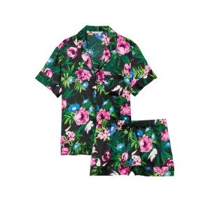 Сатиновая пижама Satin Short Pj set Moody Floral