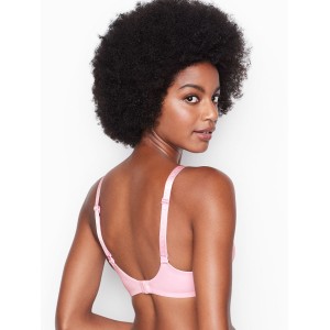 Бюстгальтер Victoria’s Secret Logo Bra Lightly Lined Wireless PINK
