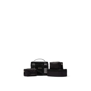 Набір косметичок VICTORIA'S SECRET Train set Black Mesh