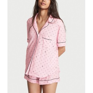 Піжама Modal Short Pajama Set Pretty Blossom Logo Pin Dot
