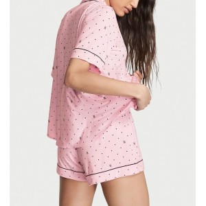 Піжама Modal Short Pajama Set Pretty Blossom Logo Pin Dot