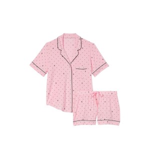 Піжама Modal Short Pajama Set Pretty Blossom Logo Pin Dot