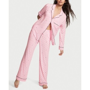 Піжама Modal Long Pajama Set Pretty Blossom Logo Pin Dot