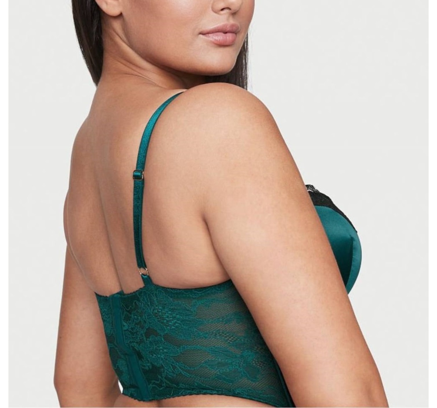 Комплект Push-Up Corset Top Deepest Green Set