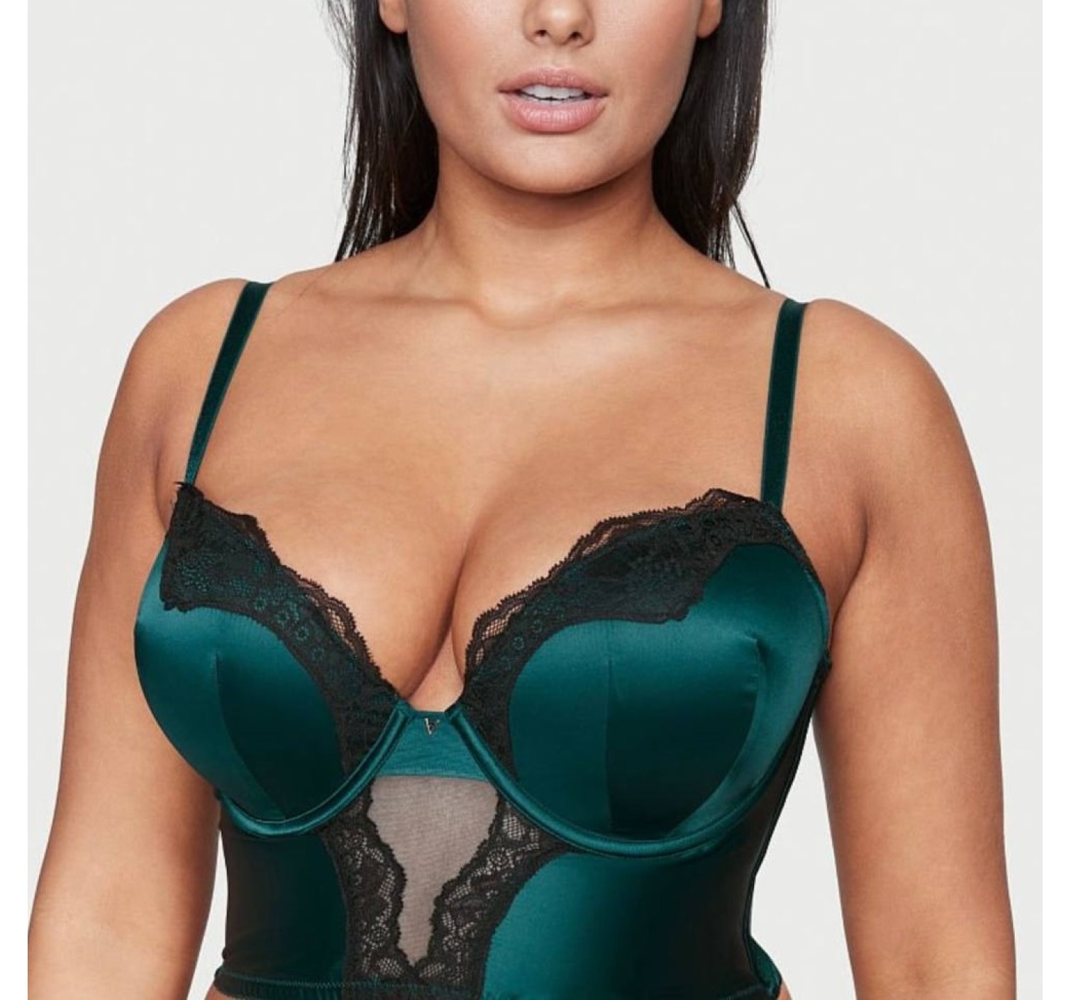 Комплект Push-Up Corset Top Deepest Green Set
