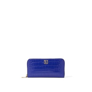 The Victoria Small Wallet Blue V-logo