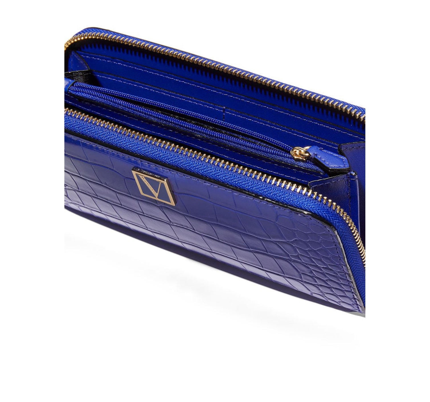 The Victoria Small Wallet Blue V-logo