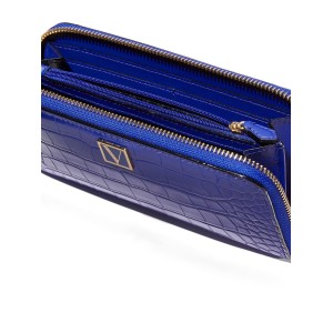 The Victoria Small Wallet Blue V-logo