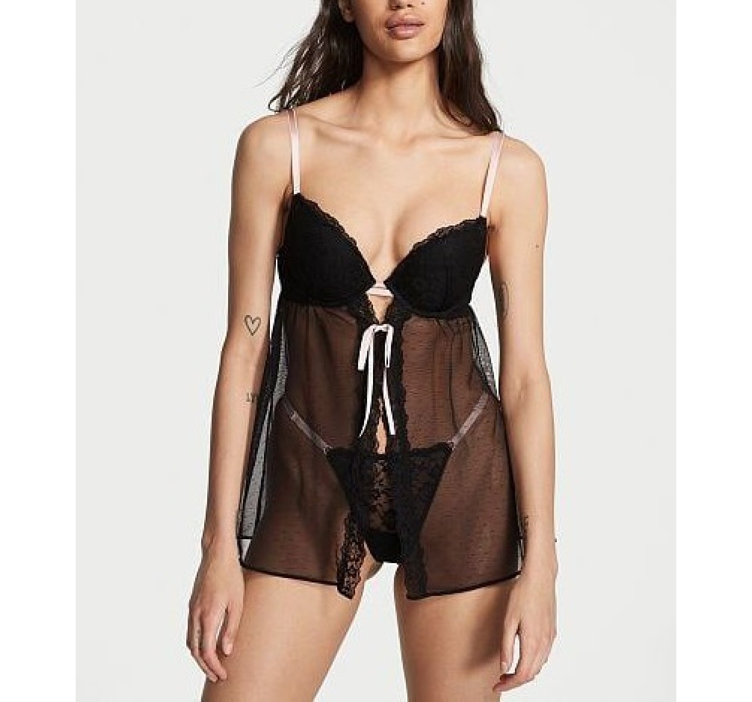 Пеньюар Very Sexy Babydoll Set Black