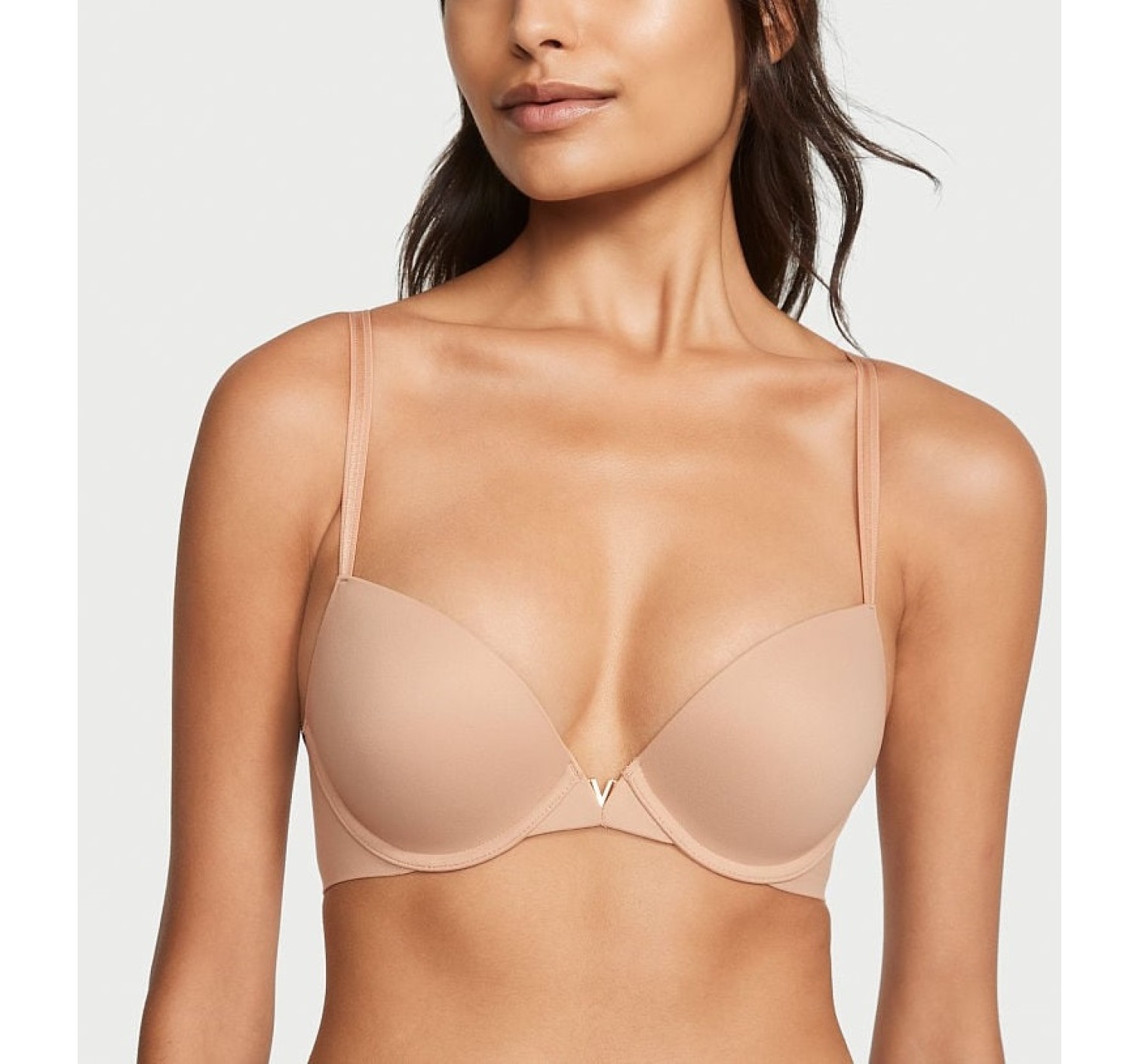 Plunge Bra LOVE CLOUD Push-Up Praline Set - Комплект белья
