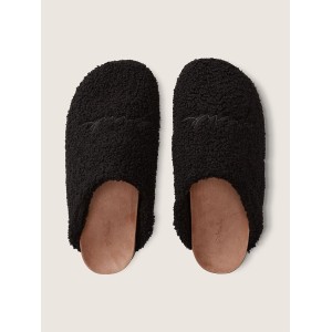 Тапочки Сабо PINK Cozy-Plush Clogs Black