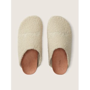Тапочки Сабо PINK Cozy-Plush Clogs Beige