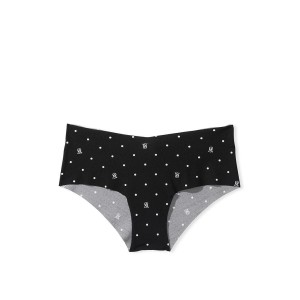 Трусики No-Show Cheeky Panty Black VS Black Logo Dot