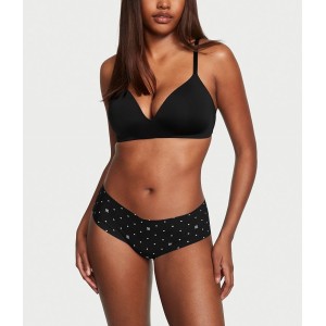 Трусики No-Show Cheeky Panty Black VS Black Logo Dot