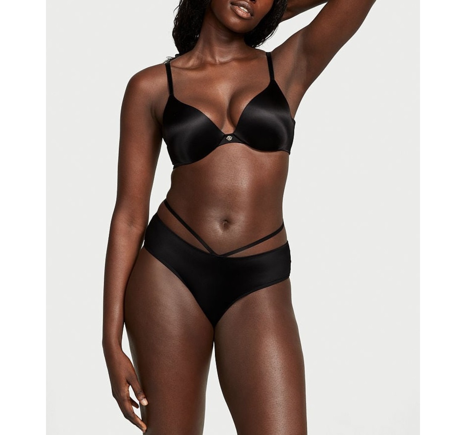 Трусики So Obsessed Strappy Cheeky Panty Black