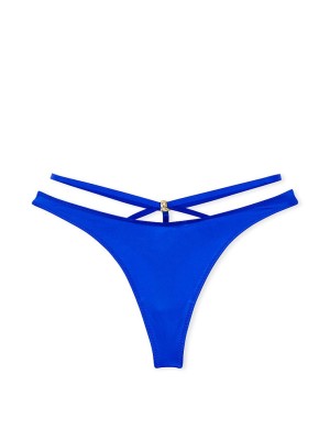 Трусики So Obsessed Strappy Thong Panty Blue Oar