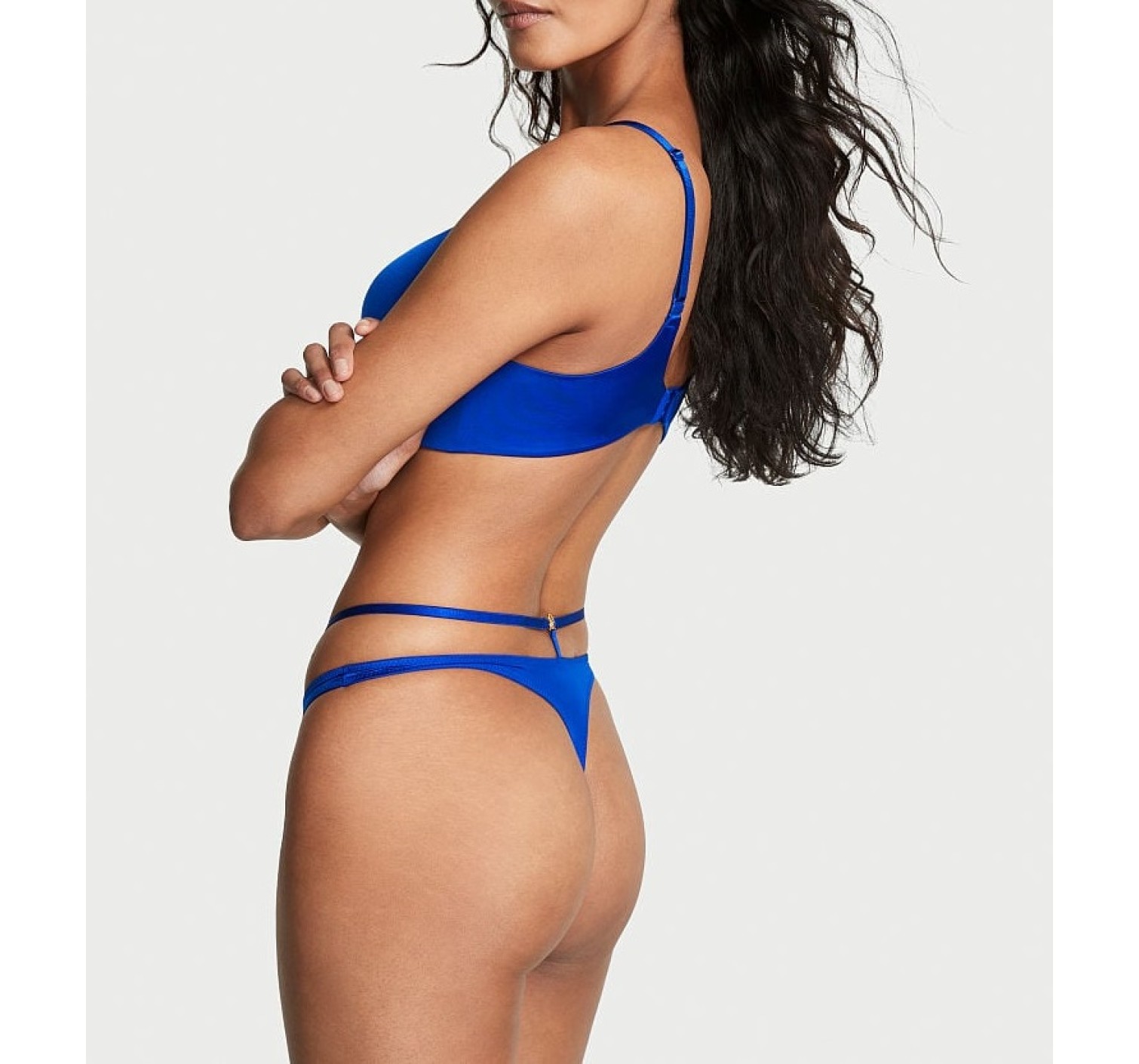 Трусики So Obsessed Strappy Thong Panty Blue Oar
