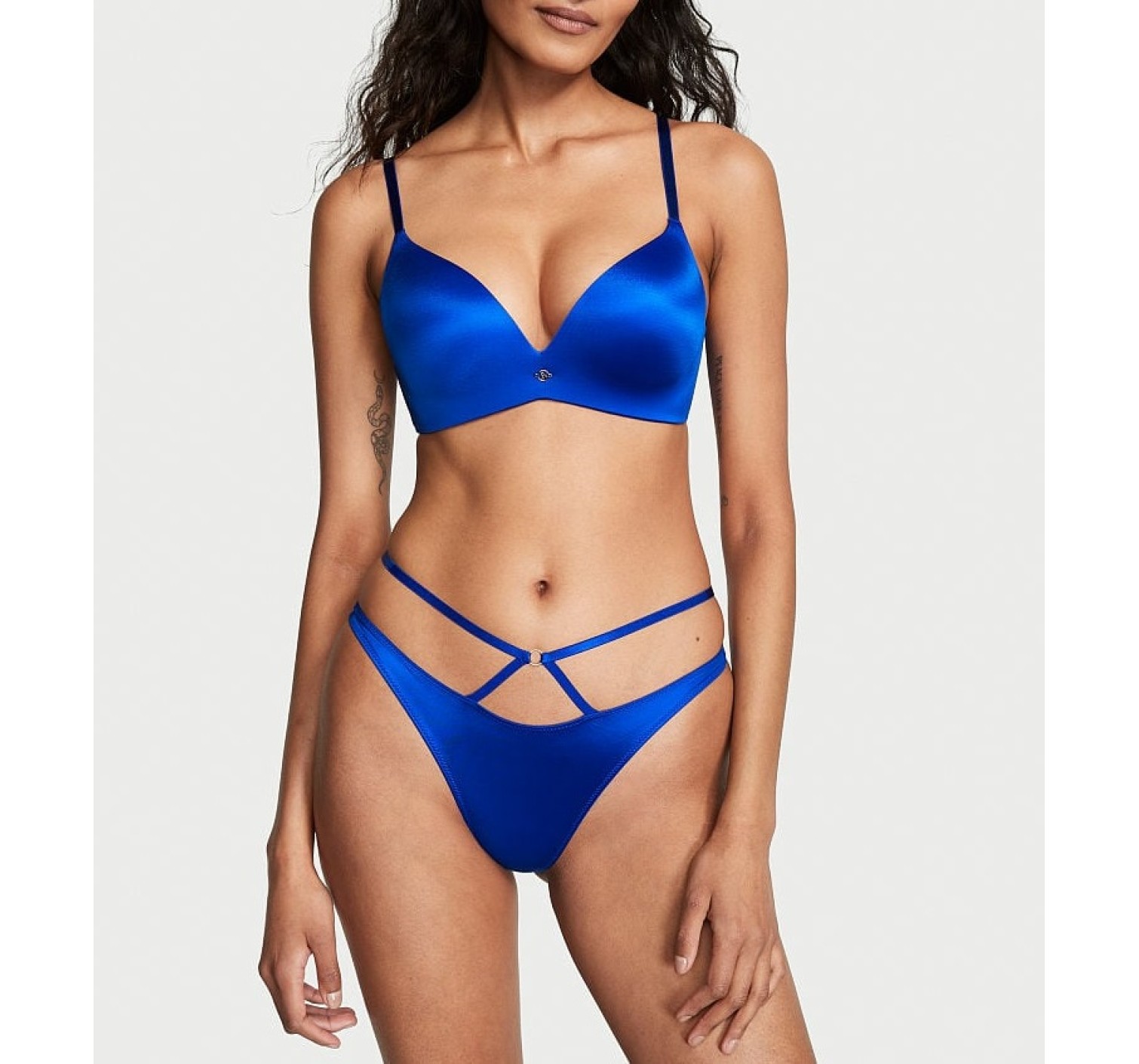 Трусики So Obsessed Strappy Thong Panty Blue Oar