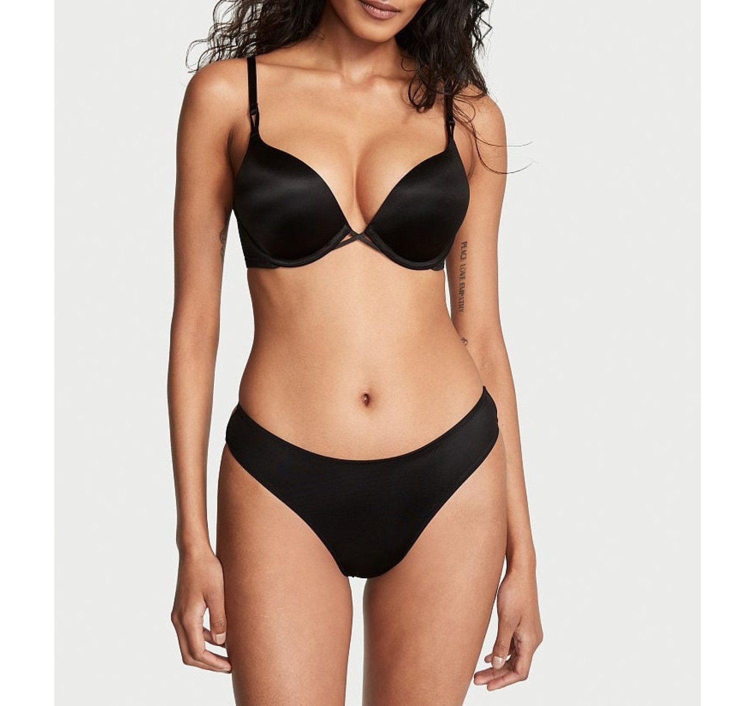 Трусики So Obsessed Strappy Thong Panty Black