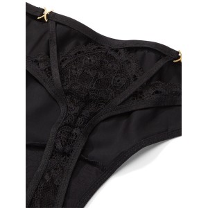 Трусики So Obsessed Strappy Thong Panty Black