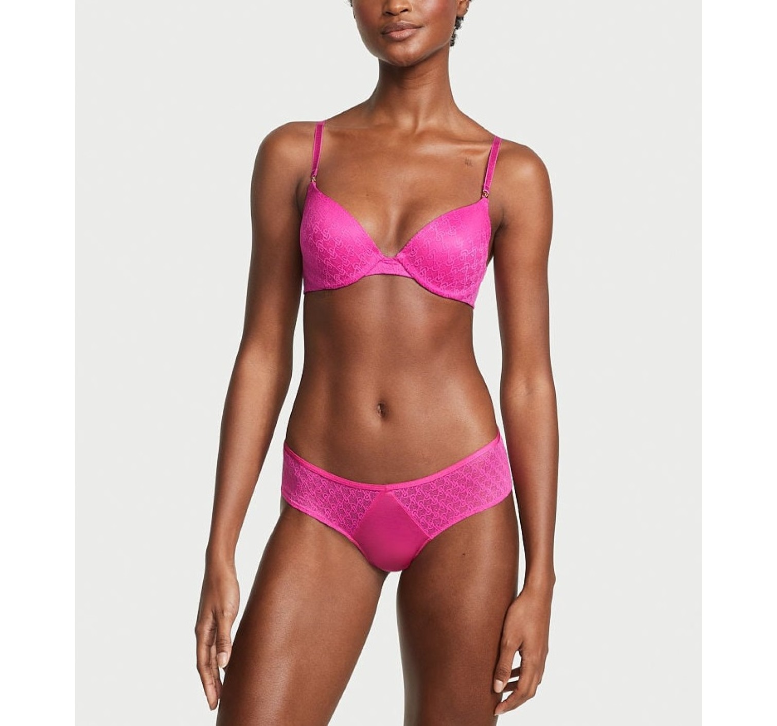 Трусики Icon Lace Cheeky Panty Fuchsia Frenzy