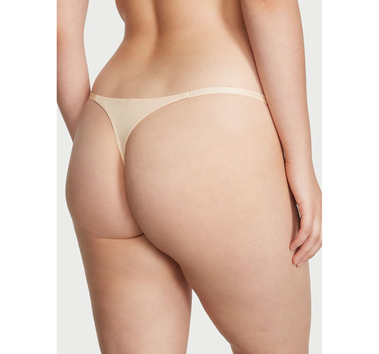 Трусики Icon Lace Adjustable String Thong Panty Marzipan