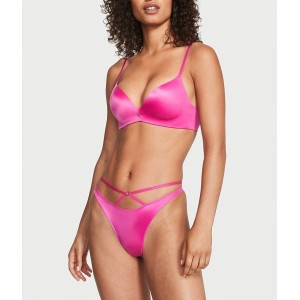 Трусики So Obsessed Strappy Thong Panty Fuschia Frenzy