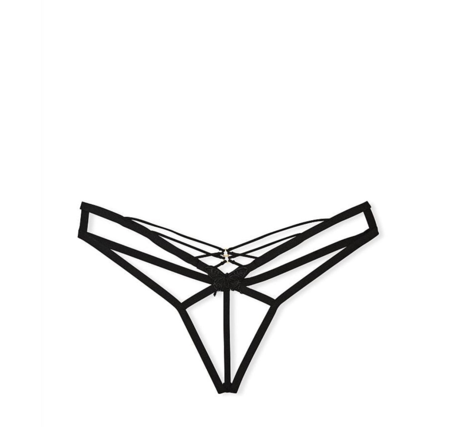  Комплект белья Very Sexy Butterfly Embroidery Open Cup Demi Bra Set
