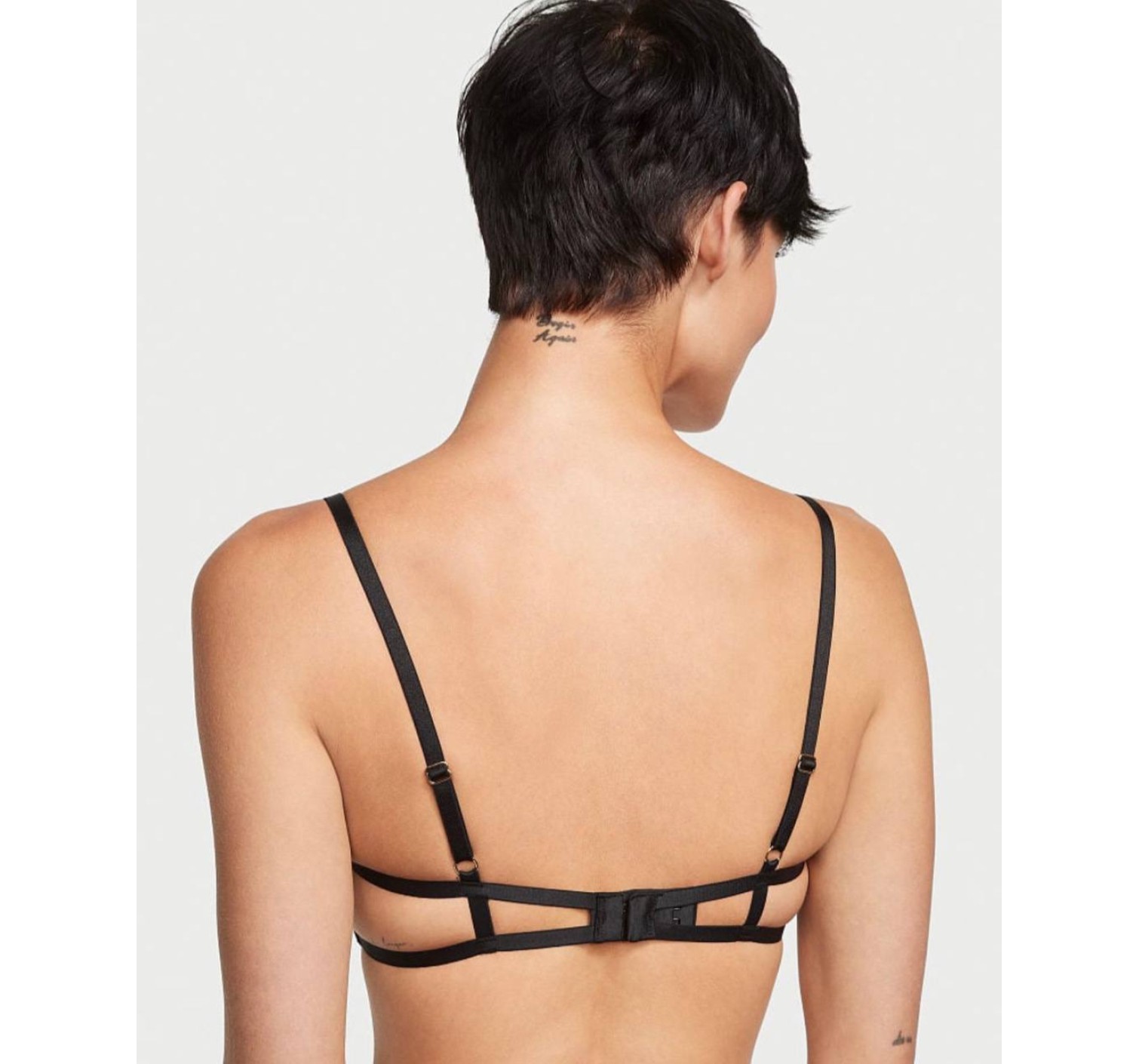  Комплект белья Very Sexy Butterfly Embroidery Open Cup Demi Bra Set