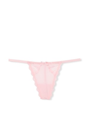Трусики Lace Trim V-String Panty Pretty Blossom