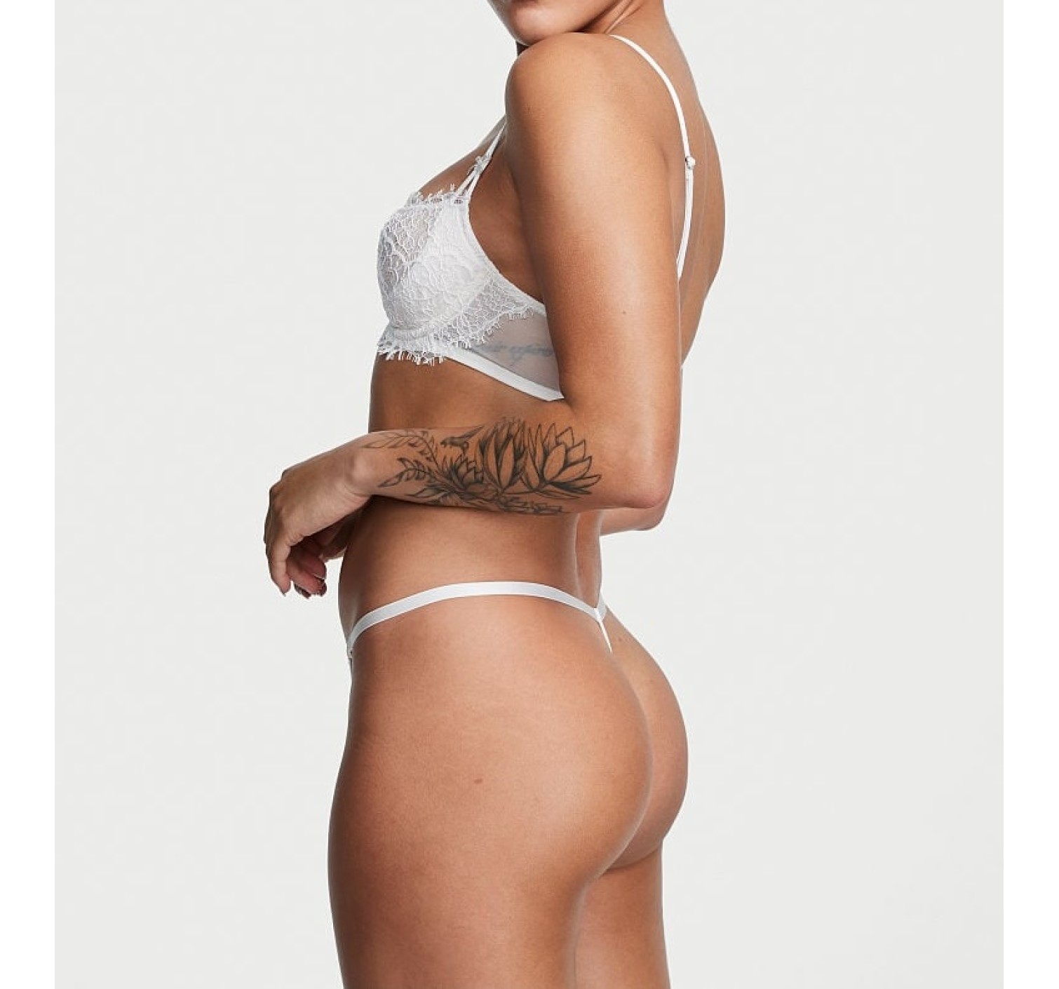 Комплект білизни Unlined Lace Shine Strap Balconette Bra set