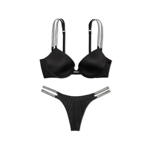 Комплект білизни Very Sexy Shine Strap Push-Up Bra Diamonds Set