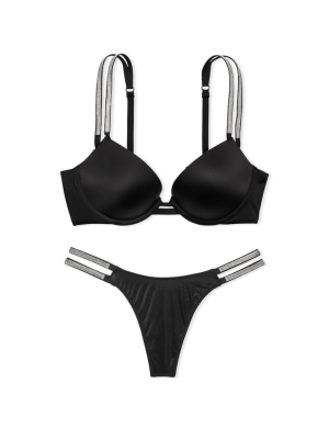 Комплект білизни Very Sexy Shine Strap Push-Up Bra Diamonds Set