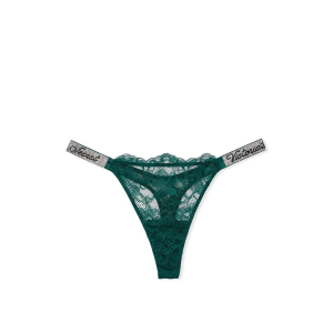 Комплект белья Unlined Lace Shine Strap Full Cup Demi Bra Deepest Green