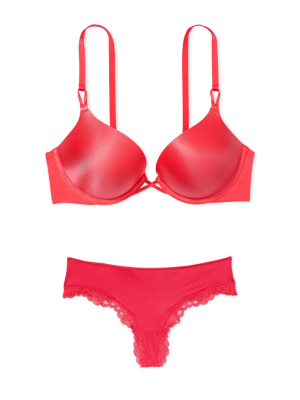 Комплект белья Bombshell Plunge Lipstick Red Bra Set