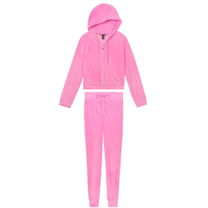 Велюровий спортивний костюм Вікторія Сікрет logo VS So pink