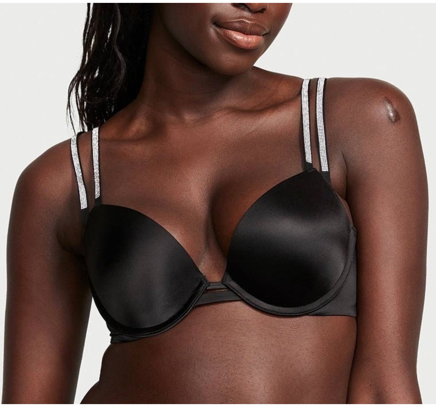 Комплект білизни Very Sexy Shine Strap Push-Up Bra Diamonds Set