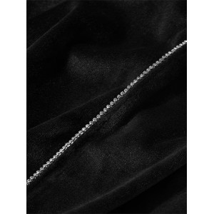 Велюровый костюм Velour Diamante Full-Zip Track Set
