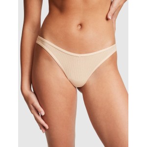 Трусики Cotton Thong Panty Marzipan