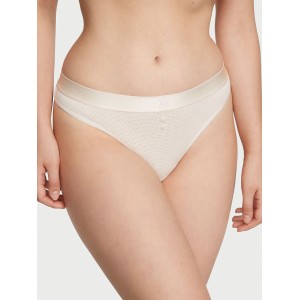 Трусики Waffle White Coral Thong Panty
