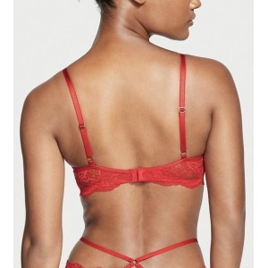 Комплект белья Push-Up Bra Lace Strappy Lipstick Set