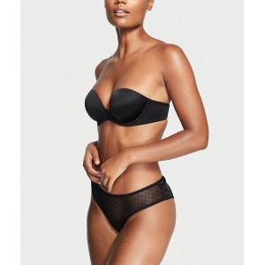 Трусики Bow-Back Open Lace-Up Cheeky Panty Black