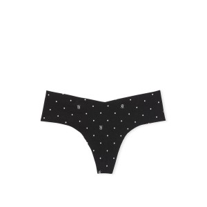 Трусики No-Show Thong Panty VS Black Logo Dot
