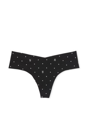 Трусики No-Show Thong Panty VS Black Logo Dot